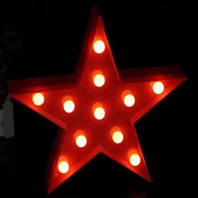 Immagine prodotto di Insegna illuminata a LED, stella stand-up 3D rossa, circa 16,5 x 16,5 x 3,2 cm