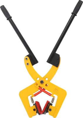 Produktbild von Steinzange, 325 kg Tragfähigkeit, verstellbare Backenöffnung, Gelb