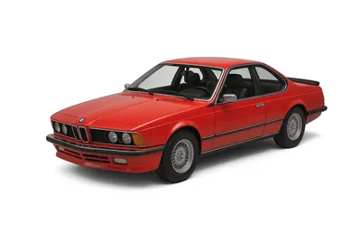 Produktbild von BMW Miniatur 635 CSi Coupé Modellauto 1:18 rot Diecast Sammlermodell