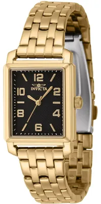 Immagine prodotto di Invicta Vintage 46664 Orologio da Donna - Movimento al Quarzo - Acciaio Inossidabile con Quadrante Nero - 24 mm