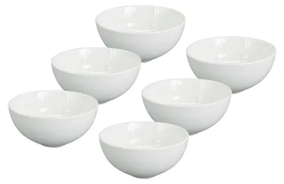 Zdjęcie produktu dla Zestaw 6 szt. – miska Alba, ⌀ 15 cm, biała