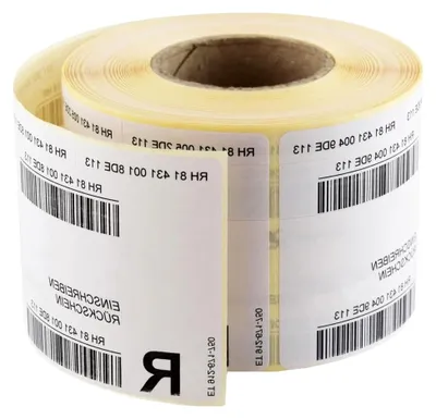 Produktbild von Rolle mit 500 Rückschein-Labels für Post-Einschreiben