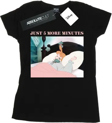 Produktbild von Disney - "Princess Just Five More Minutes" T-Shirt für Damen BI37312 (L) (Schwarz)