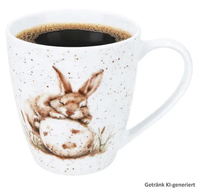 Obrázek produktu pro Hrnky na kávu Ritzenhoff Bunny, bílé, 300 ml, porcelán, Velikonoce, zajíček, vajíčka