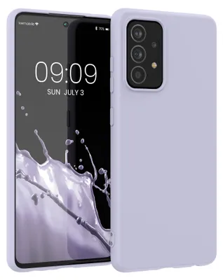 Produktbild von kwmobile Handyhülle für Samsung Galaxy A52 / A52 5G / A52s 5G Hülle - TPU Case - Kabelloses Laden - Schutzhülle Cover in Lavendel