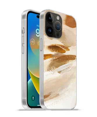 Produktbild von MuchoWow® Handyhülle Schutzhülle Hülle für Apple iPhone 14 Pro - Softcase Farbe - Beige - Weiß Silikon Softcase Handy Hülle - Umschlag