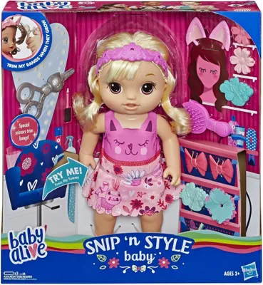 Produktbild von Hasbro E5241 - baby alive - Haarzauber Baby, sprechende Puppe mit Zubehör, 30 cm