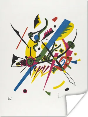 Produktbild von MuchoWow® Poster Kleine Welt 1 - Kandinsky 120x160 cm - Wandbilder