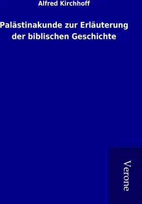 Produktbild von Palästinakunde zur Erläuterung der biblischen Geschichte