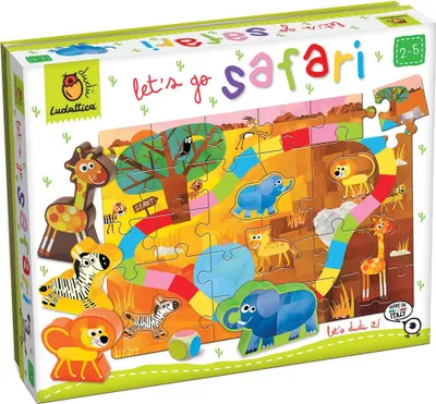 Immagine prodotto di Ludattica Spiele Dudù: Giochiamo insieme al puzzle della savana! Multicolore. Multicolore. Taglia unica