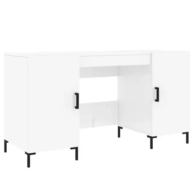 Immagine prodotto di Scrivania Bianco Lucido 140x50x75 cm in Legno Multistrato