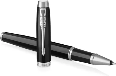 Produktbild von Parker IM Tintenroller | schwarze Lackierung mit Chromzierteilen | feine Spitze | Schwarz | Geschenkbox