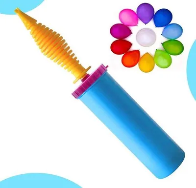 Produktbild von Blaue Ballonpumpe groß