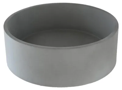 Produktbild von Waschbecken grauer Beton Ø37 cm rund modern