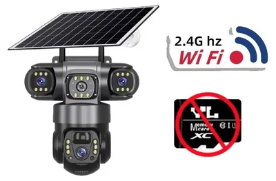 Obrázok produktu pre Vonkajšia Wi-Fi kamera, detekcia pohybu (PIR), nočné videnie, iba kamera, žiadna kamera