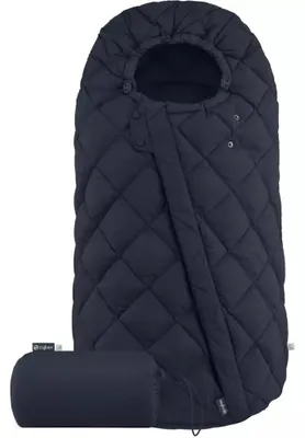 Produktbild von CYBEX Gold Fußsack Snøgga 2, Für Kinderwagen, Für Kinder von 6 Monaten bis 3 Jahren, TOG 4, Ocean Blue (Blau)