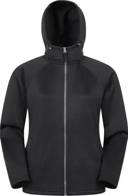 Obrázek produktu pro Mountain Warehouse – Dámská mikina s kapucí a celopropínacím zipem „Nevis“ MW2640 (40 DE) (sametově černá)