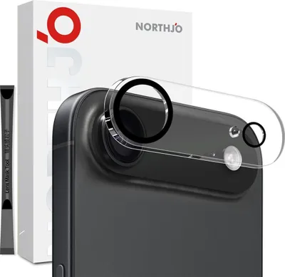 Produktbild von iPhone Air Kamera Objektivschutz - NORTHJO 9H Panzerglas - Transparent