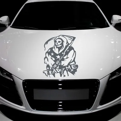 Produktbild von Aufkleber - Autoaufkleber "Fear me" 40cm x 33cm anthrazit - Tuning Carystyling Heckscheibe Auto