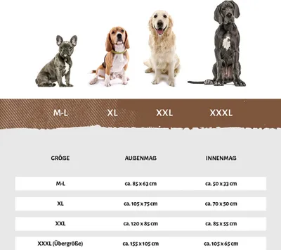 Produktbild von Knuffelwuff orthopädisches Hundebett Montana aus Kunstleder M-L 85 x 63cm Rotbraun