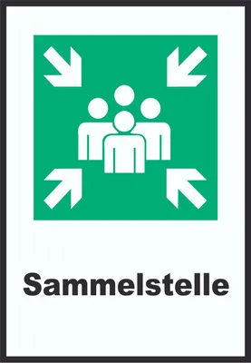 Produktbild von Sammelstelle Schild A4 (210x297mm)