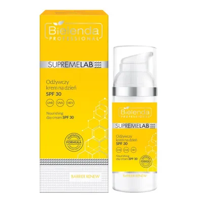 Zdjęcie produktu dla Bielenda SupremeLAB Barrier Renew, Odzywczy krem na dzien SPF 30, 50 ml