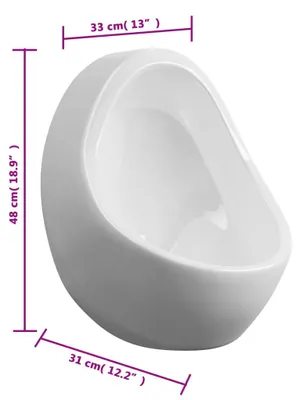 Productafbeelding van vidaXL Wandtoilet met spoelmechanisme, keramiek, wit