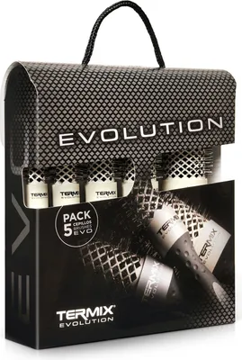 Zdjęcie produktu dla Okrągła szczotka Termix Evolution Soft w opakowaniu 5 szt