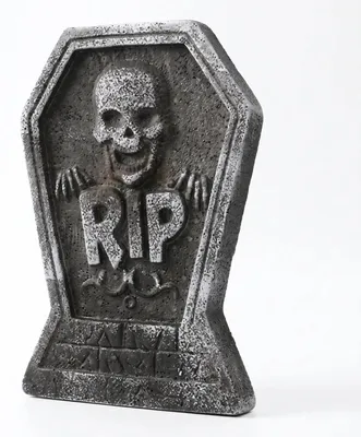 Produktbild von Halloween Grabstein Deko RIP Schaumstoff Friedhof Spukhaus Party Garten Dekoration gruselig - Farbe: B