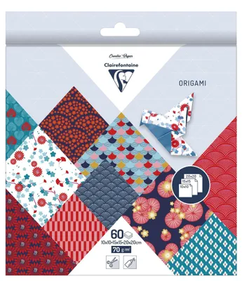 Produktbild von Clairefontaine Origami Set 10x10,15x15,20x20 Hanayo