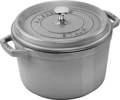 Produktbild von Staub Round Cast Iron Pot - 4.8 ltr Graphite
