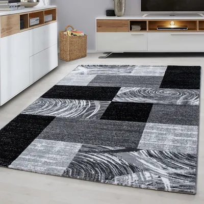 Produktbild von Ayyildiz Hali PARMA803009220BLACK, Teppich, Polypropylen (PP), Schwarz, Rechteck, 800 mm, 3000 mm