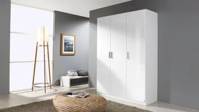 Produktbild von Kleiderschrank Celle Schrank ca.136x197 cm weiß hochglanz