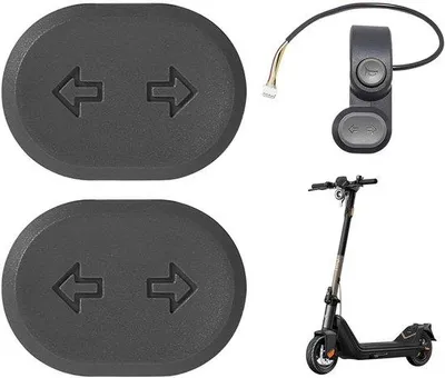 Produktbild von Zwei Sets Blinkerknöpfe Für E-Scooter, Reserveknopf, Scooterzubehör