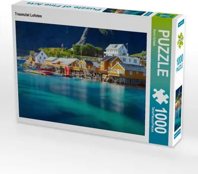 Produktbild von CALVENDO Puzzle Traumziel Lofoten | 1000 Teile Lege-Größe 64x48cm Foto-Puzzle für glückliche Stunden