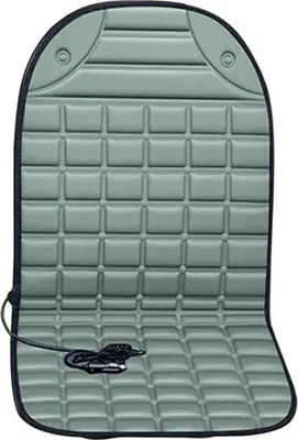 Imagen del producto de Funda para asiento de coche con calefacción, 12V - Gris