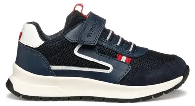 Image de Baskets pour garçons Geox, modèle J36GMA01454C4244, couleur : bleu, taille : 37