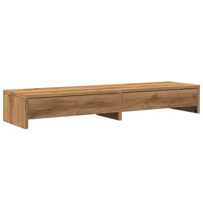 Produktbild von vidaXL Monitorständer mit Schubladen Artisan-Eiche 100x27x15 cm