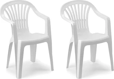 Produktbild von 2 Stück Stapelstuhl Bistrostuhl Gartenstuhl MONA Kunststoff