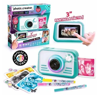 Produktbild von Canal Toys Photo Creator CLK046, Arktisblau, Weiß, Rahmen, SD, 3,10 s, 7,62 cm (3"), USB