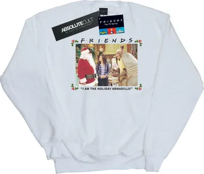Produktbild von Friends - "I Am The Holiday Armadillo" Sweatshirt für Herren BI24190 (M) (Weiß)