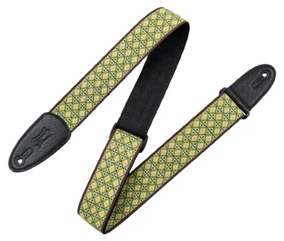 Immagine prodotto di Levys Leathers M8HT-25 Cinghia per chitarra Hootenanny originale da 2" - Verde