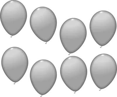 Produktbild von Stylex 14745, Spielzeugballon, Silber, Rund, 8 Stück(e), Europa