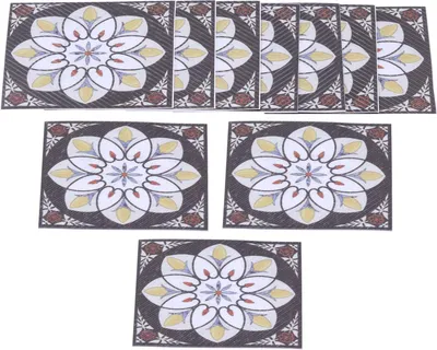 Image de 20 autocollants diagonaux pour carrelage, autocollants imperméables pour sols et murs carrelés, autocollants pour sols