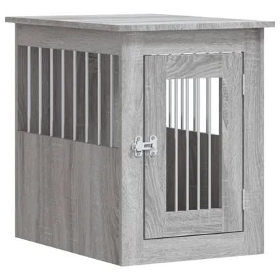 Immagine prodotto di Gabbia Cani da Arredamento Grigio Sonoma 45x62x59cm Multistrato