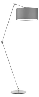 Zdjęcie produktu dla Lampa stojąca podłogowa przegubowa regulowana z abażurem walec SOUL
