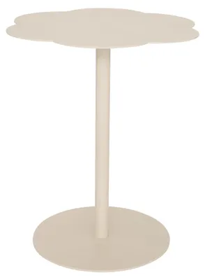 Produktbild von Beistelltisch FLORA Ø 43 cm, Blattformplatte, Metall