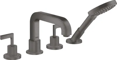 Produktbild von hansgrohe AXOR Citterio 4-Loch Fliesenrandarmatur mit Hebelgriffen, 39454340
