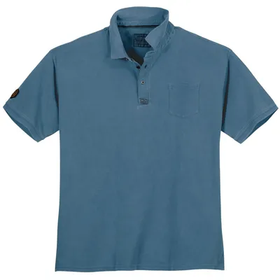 Produktbild von Redfield modisches Übergrößen Poloshirt blau