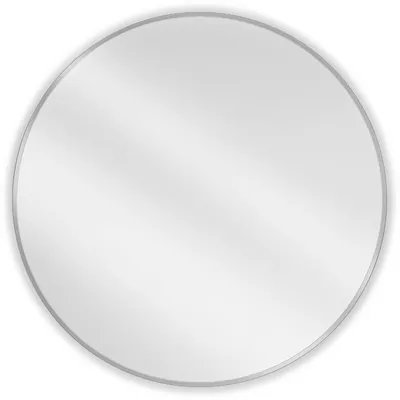 Obrázek produktu pro Mexen Loft lustro łazienkowe okragłe 100 cm, rama inox - 9850-100-100-000-10